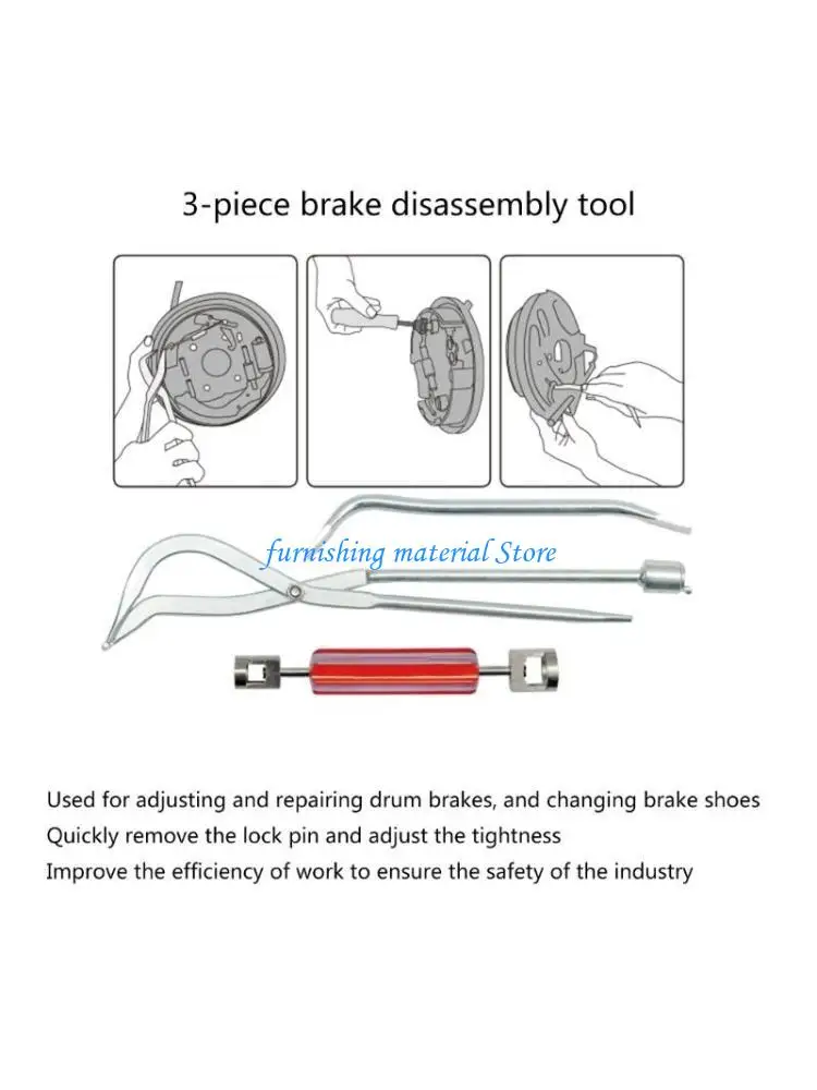 

Y5GD Comprehensive Brake Spring Pliers Set for Automotive Repair Technicians