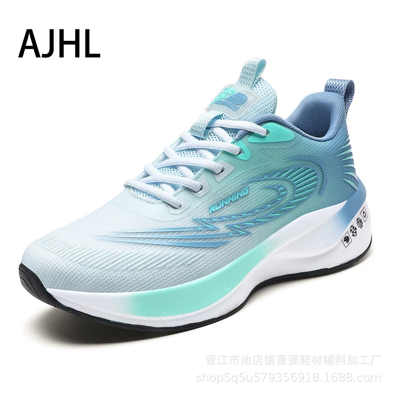 

AJHL Men's Lightweight Breathable Running Shoes Fashionable Sports Shoes Anti Slip Wear-resistant Outdoor Running Shoes