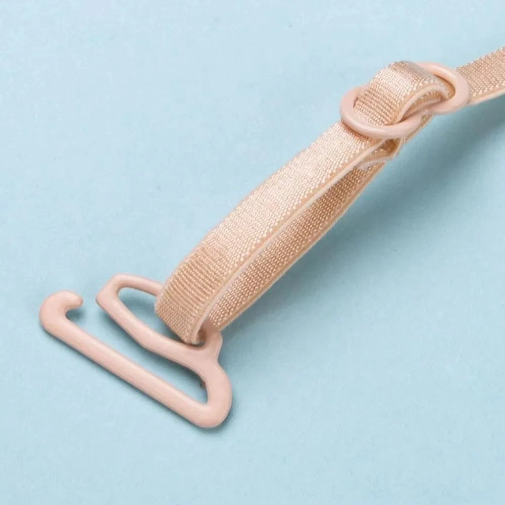 1 Pair Slim Strap Non-Slip Bra Strap Ultra Thin Seamless Shoulder Strap Elastic Strap Adjustable Invisible Bra Strap