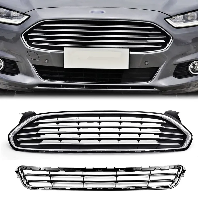Front Grille Horizontal Bar Original Car Grill for Ford Mondeo 2013-2016