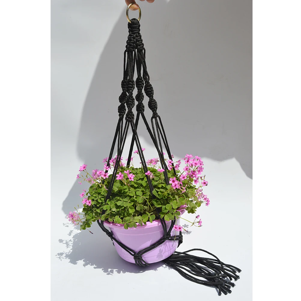 

Pot Hangers Outdoor Pot Holders Retro Flower Pots Decor Indoor Hanger Plant Holders Plant Hanger Simple Design