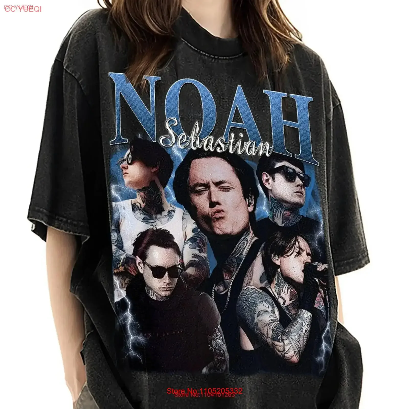 Limited Noah Sebastian Vintage T Shirt Singer Homage tee 90s retro design graphic Ideal for Him and Her vintage Washed