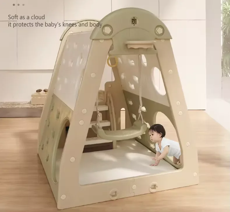 

Multifunctional Climbing Frame Children's Indoor Slide Swing Combination Toy Small Amusement Park Equipment
