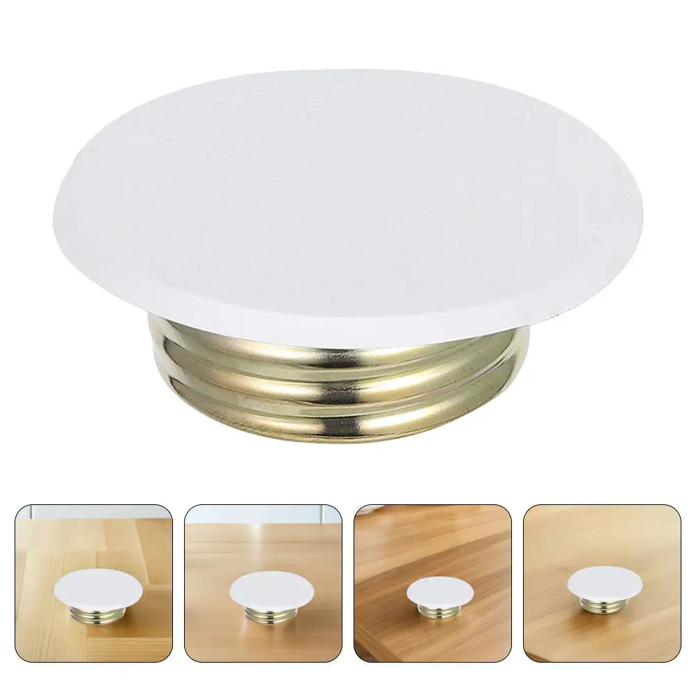 

8Pcs Concealed Fire Sprinkler Cover Flat Guard Plate White High Temperature Resistant Ceiling Sprinkler Head Escutcheon Plate