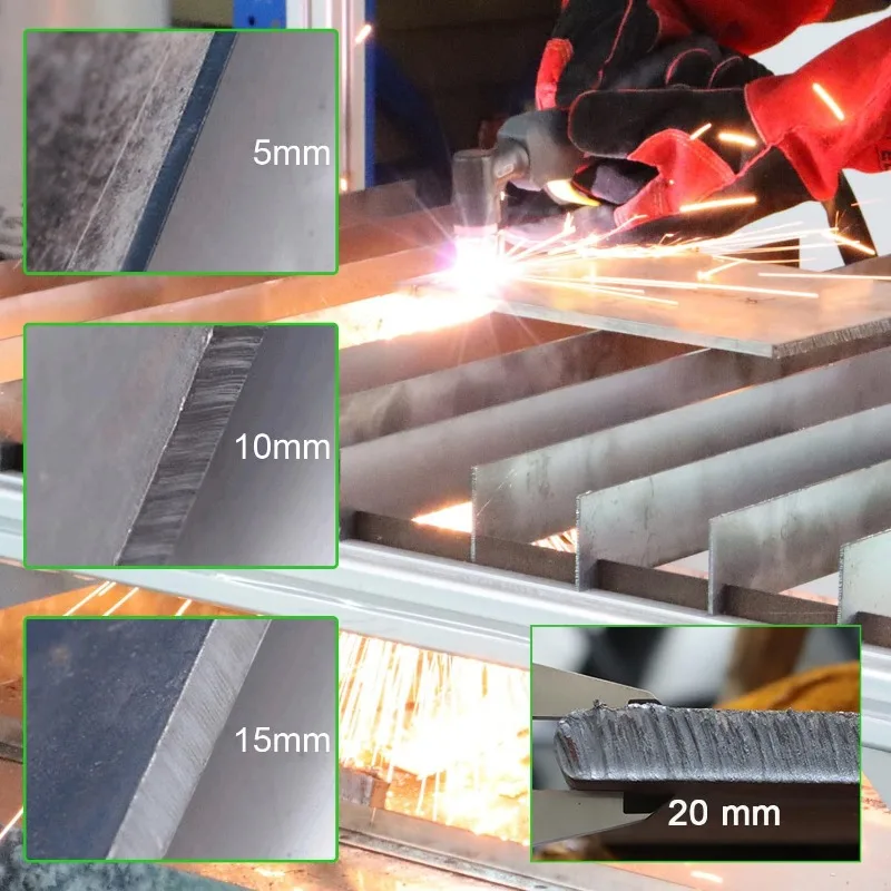 Plasma Cutter,65 Amp Plasma Cutter Machine 120V 240V 4/5" (20mm) Max Cutting 1/2" (12.7mm) Clean Cut IGBT High image 3