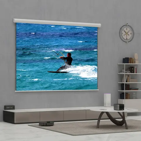 10 best sales motoriserad projektorduk - №10