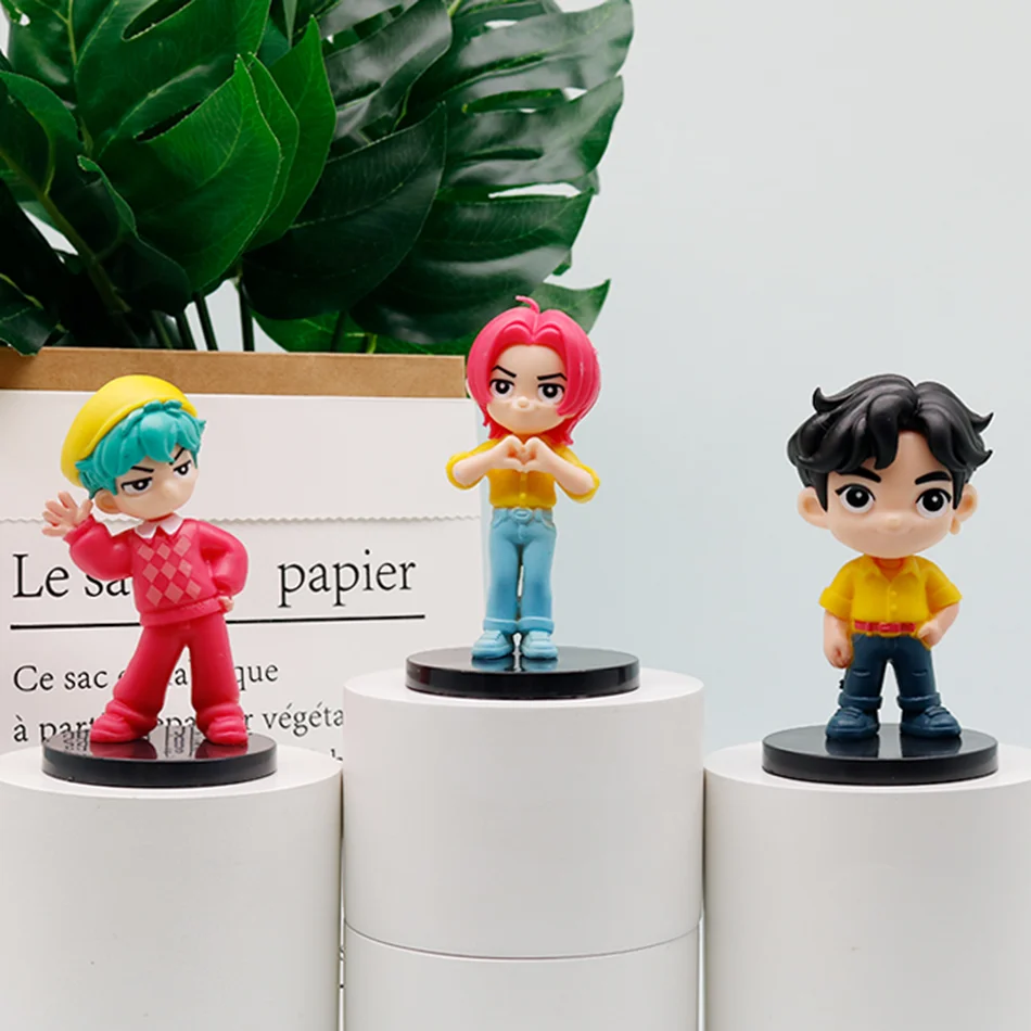 Gran oferta de figuras de Anime Kpop Demon Hunters, juguetes bonitos de PVC con articulaciones móviles, modelo de figura de acción, muñecas, regalos de decoración de cumpleaños para niños