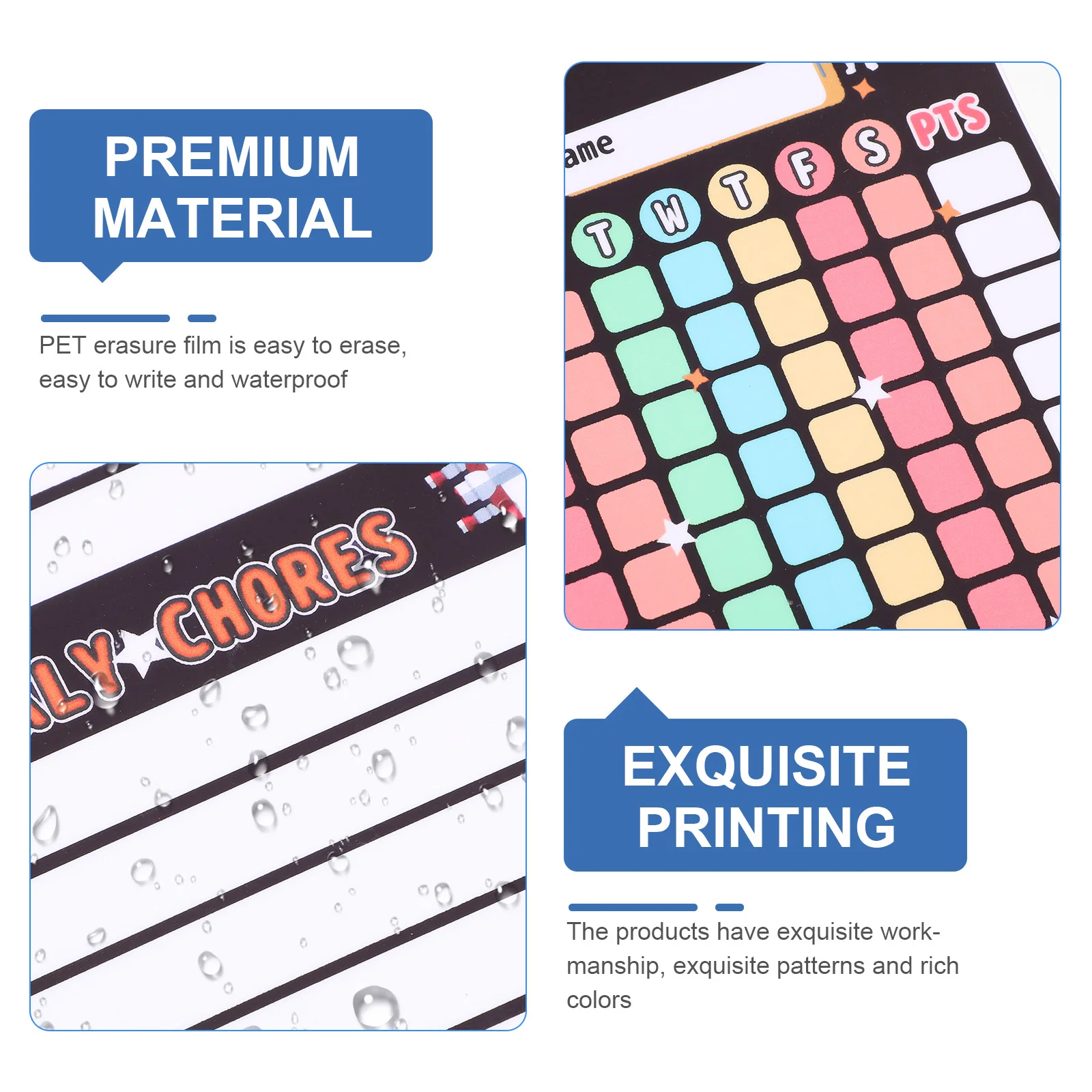 Household Chores Fridge Magnet Calendar Children Accessory Reward Chart Cartoon Behavior Kids Rubber Soft Magnetic Convenient