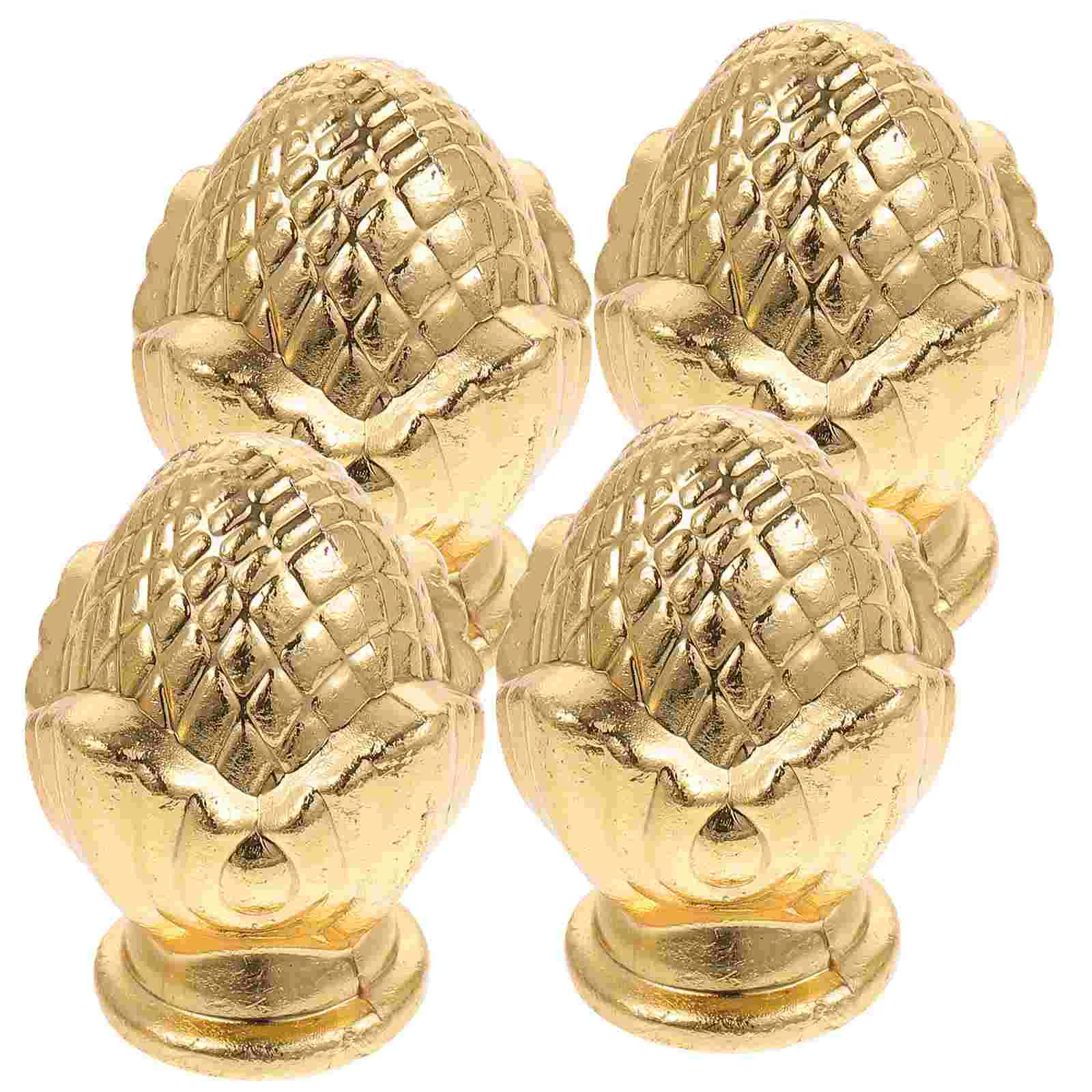 Light Fitting Parts Golden Lamp Cap Decoration Table Lamps Finials Lighting Desk Zinc Alloy Bed Post