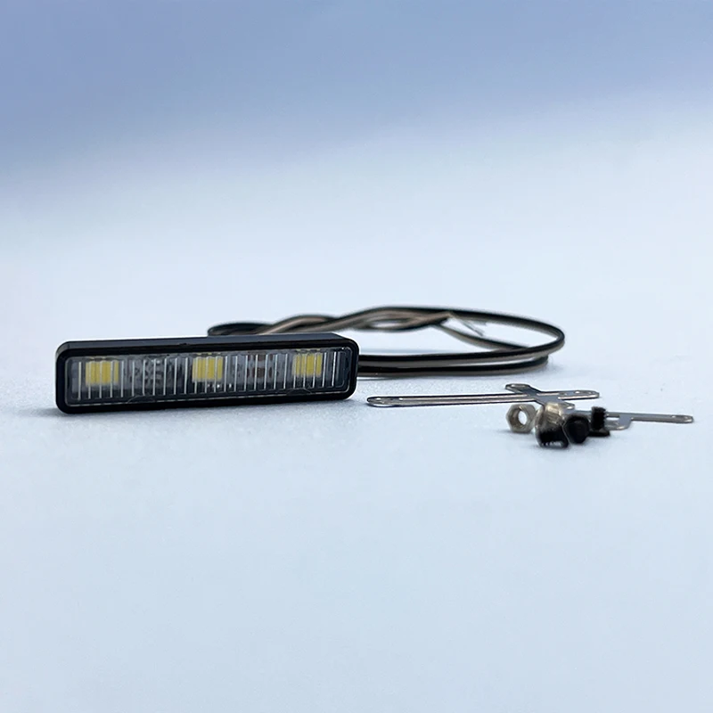 Quadratische Strahler, Dachlampe, rechteckiges Licht, 3 V, für 1/14 Tamiyaa RC Muldenkipper, Traktor, SCANIAA Engineering Toys, Automodellteile