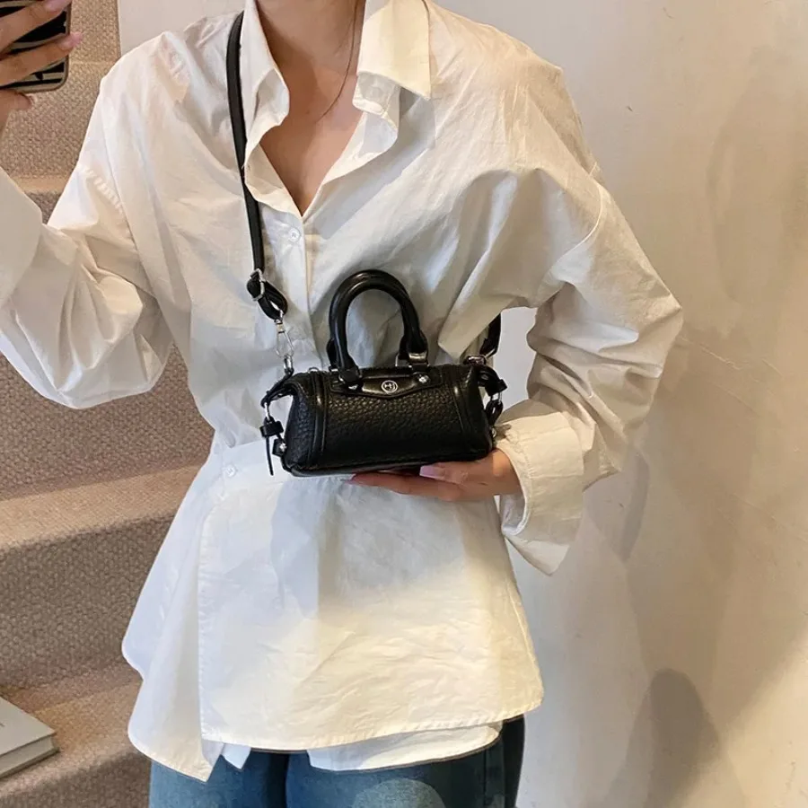 

New fashion casual retro classic senior generous large capacity handbag simple Yangqi temperament shoulder women's bag handbag