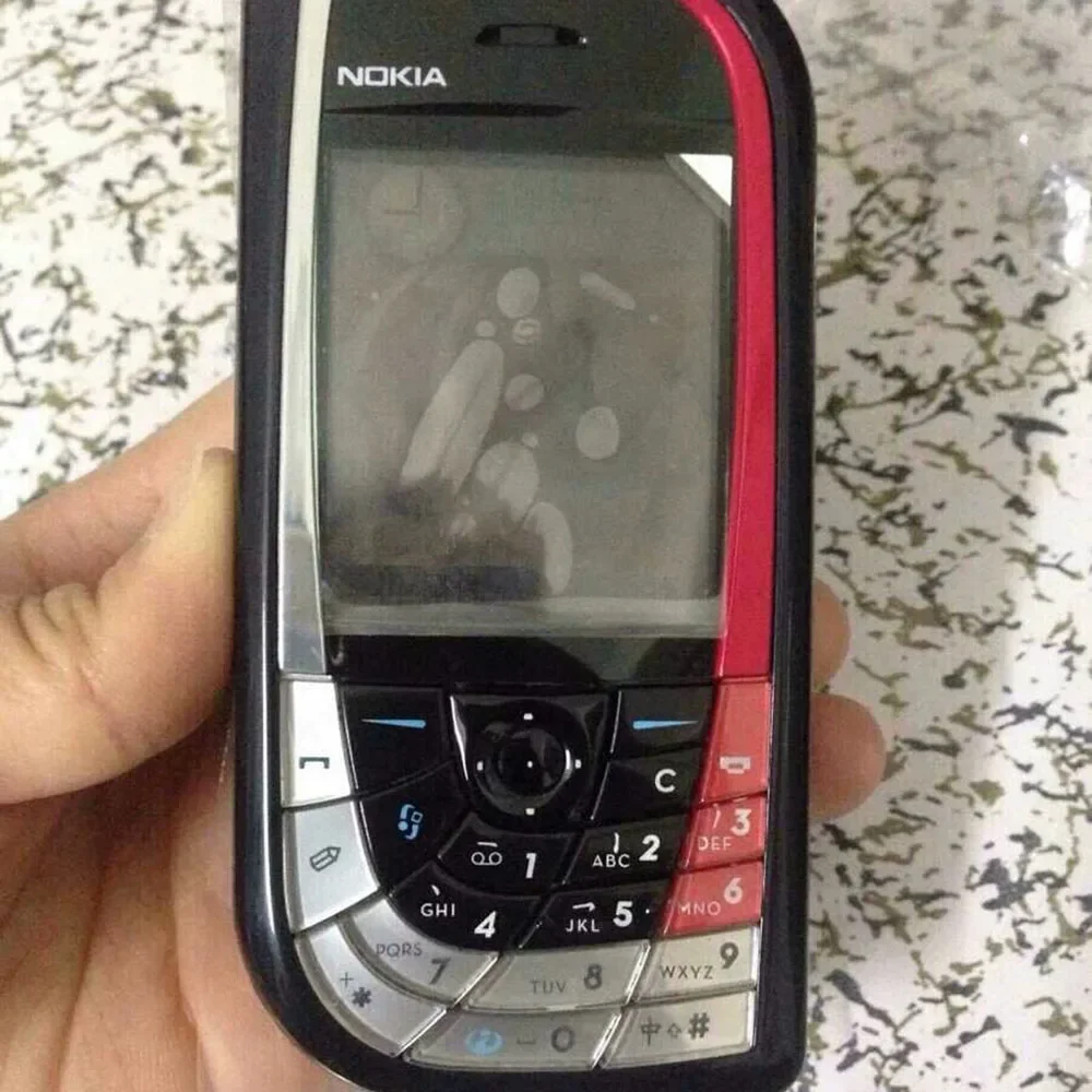 Nokia 7610, черный/красный мобильный телефон, GSM, трехдиапазонная камера, Bluetooth-смартфон