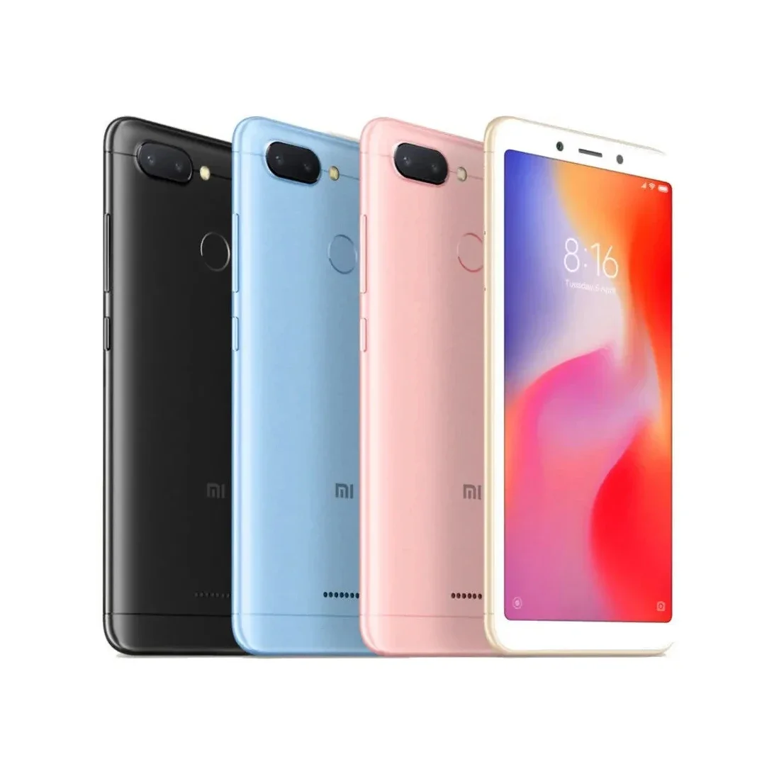 Original Smartphone Xiaomi Redmi 6A 3GB 32GB Wholesale Cheapest Xiaomi Mobile Phone Unlocked Android Google Play Global Frimware