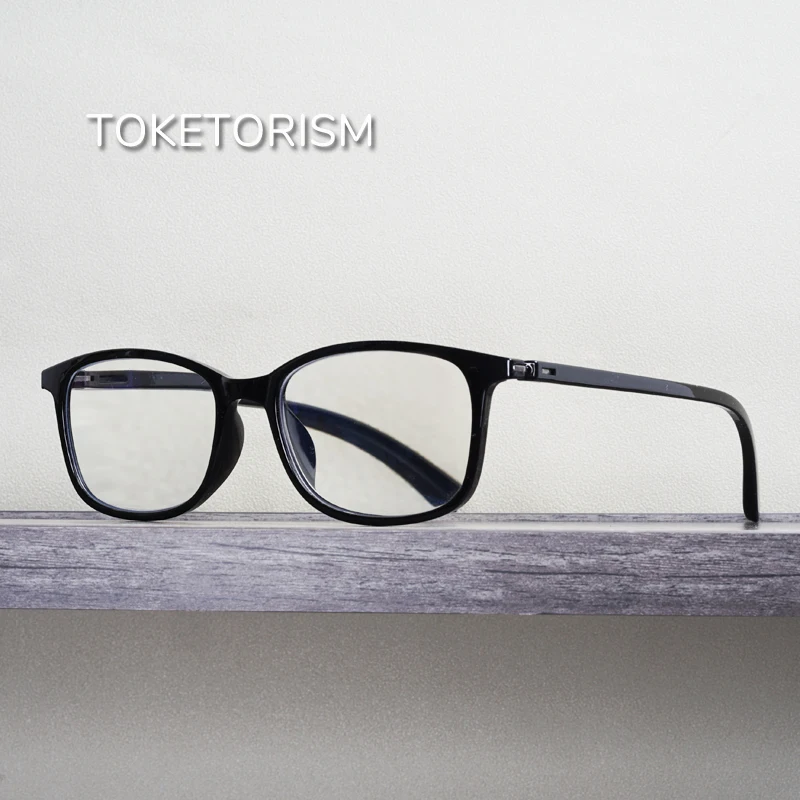 

Toketorism Rectangle Ultralight TR90 Frame Reading Glasses For Men Women's Presbyopia Eyeglasses