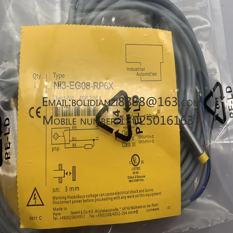 

New proximity switch sensorNI4-EG08-RP6X NI4-EG08-RN6X