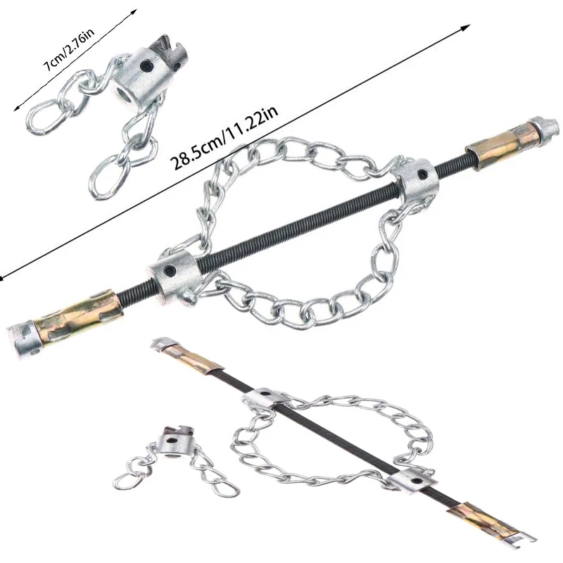 

Premium Push-Type Flex-Shaft Sewer Dredge Rotary Cable Descaling Tool for 16mm Springs