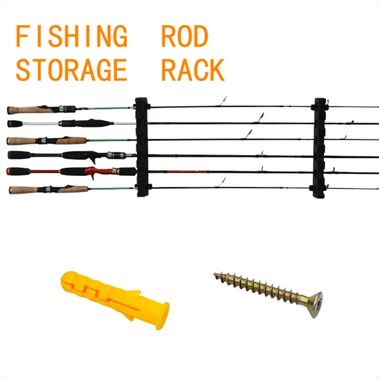 Effortlessly Organize Your Fishing Gear with Stylish, Ultimate Modular Vertical Plastic Fishing Rod Holders - Display Your Gear