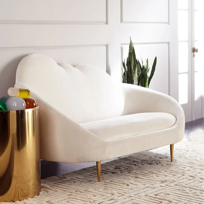 Relaxing Design Living Room Sofas Comfortable Design Single Couch Chairs Minimalist Floor Divano Letto Commercial Furniture