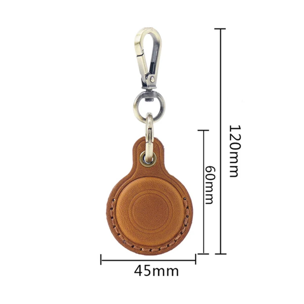 Защитный чехол из натуральной кожи для Apple AirTags, брелок-локатор, сумка, модная подвеска для домашних животных, аксессуары для Air Tag