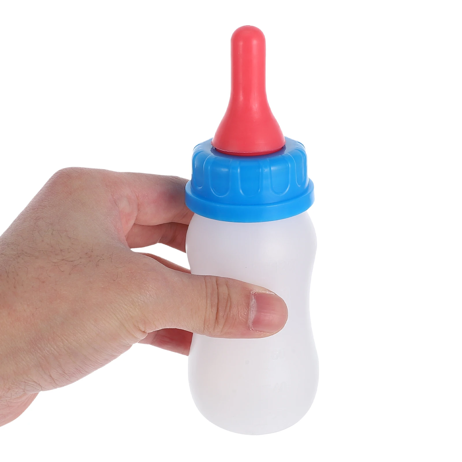 

4pcs Animal Milk Bottles For Calves Lambs Goats Small Livestock Feeding Use Portable Easy Clean Nursing Tool