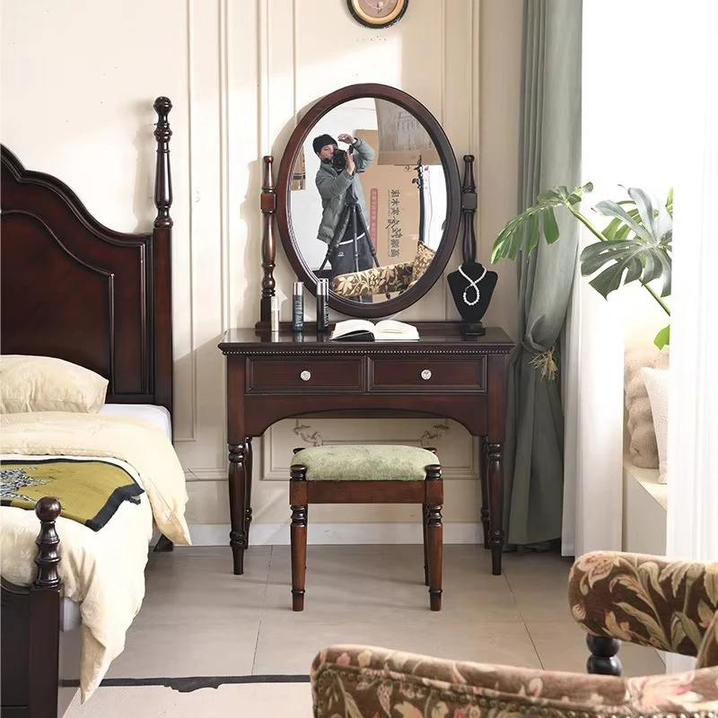 

Vintage style solid wood dresser, small bedroom dresser