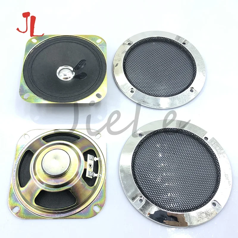 2 pcs/lot Square 8ohm 5W speaker with silver speaker net for DIY arcade game machine game machine accessory