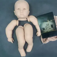 25inch Reborn Doll Kit Charlotte Unpainted Bebe Reborn DIY Blank Doll Kit Кукла Реборн Kit bebê reborn doll parts with body