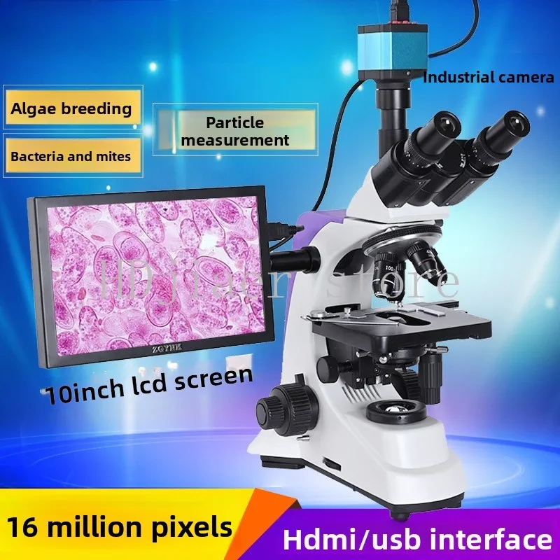 

Binocular microscope BM-500T high magnification scientific research display screen high-definition biological powder particles