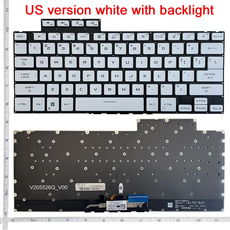 US New Laptop Keyboard Backlight For ASUS ROG Zephyrus G14 GA402 GA402RK GA402RJ GA402R GA402RU GA402X GA402XV