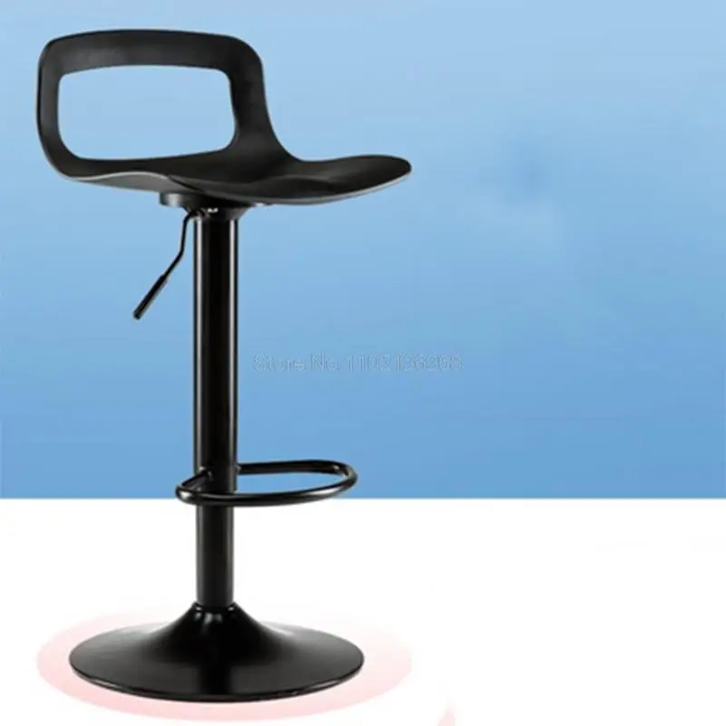Multifunctional Modern Bar Stool Adjustable Lift Chair Home Backrest Bar Stool Rotating Lift High Stool Bar Stool