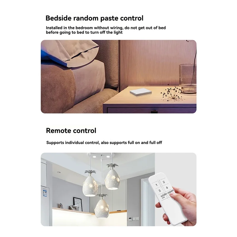 ABVJ-Wifi Smart E26 E27 Wiring-Free Lamp Holder App Remote Control Timer Support Alexa/Google Home And Other Voice Control