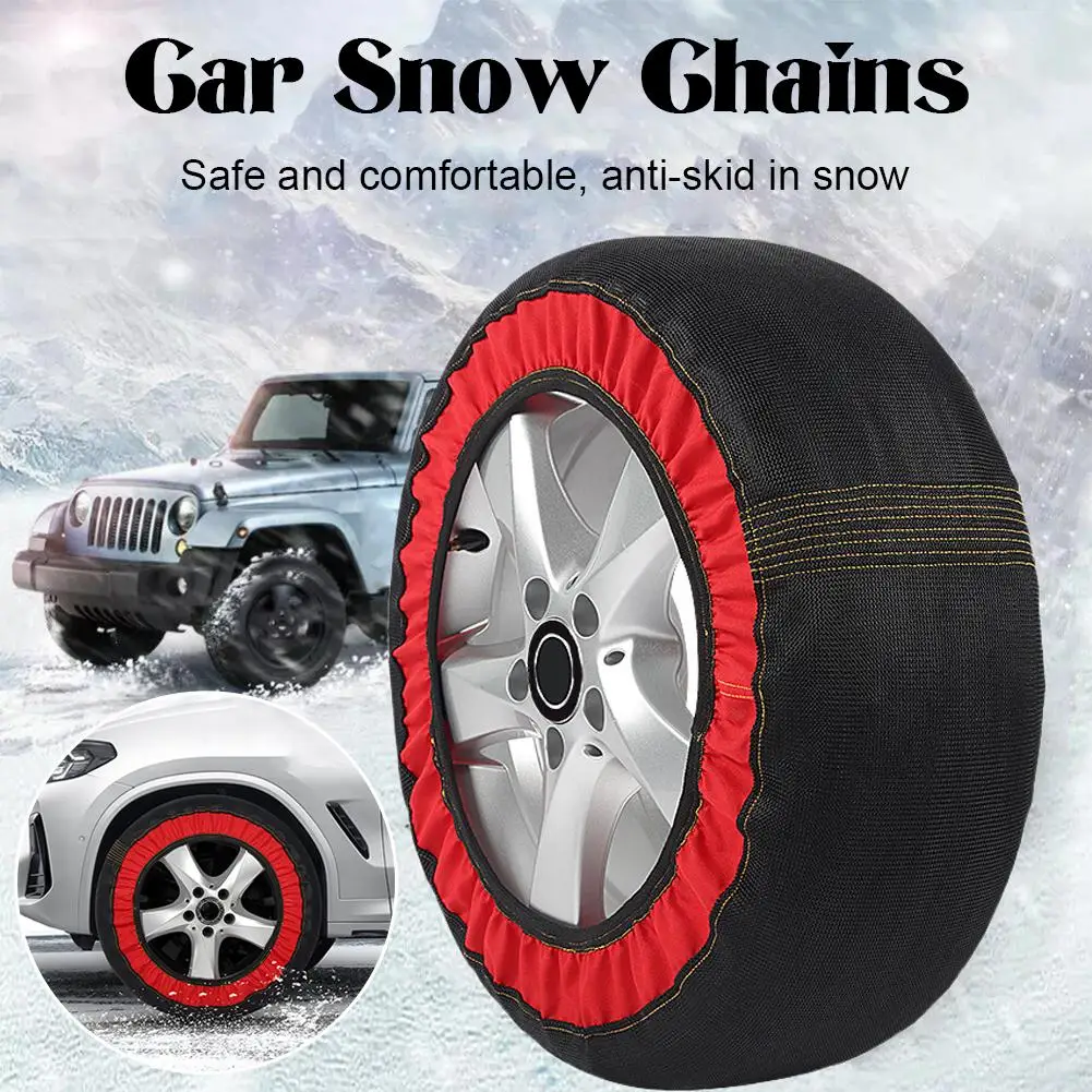 Winter Car Universal Tire Non-slip Sleeve Auto All-inclusive Anti-scratch Wheel Hub Noise Reduction Shock Absorption Snow Socks