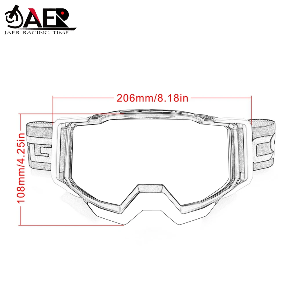 ATV DH MTB Motocross Helmet Goggles for Dirt Bike Motorcycle Dirt Bike Glasses Ski Sport Glasses Masque Moto Glasses