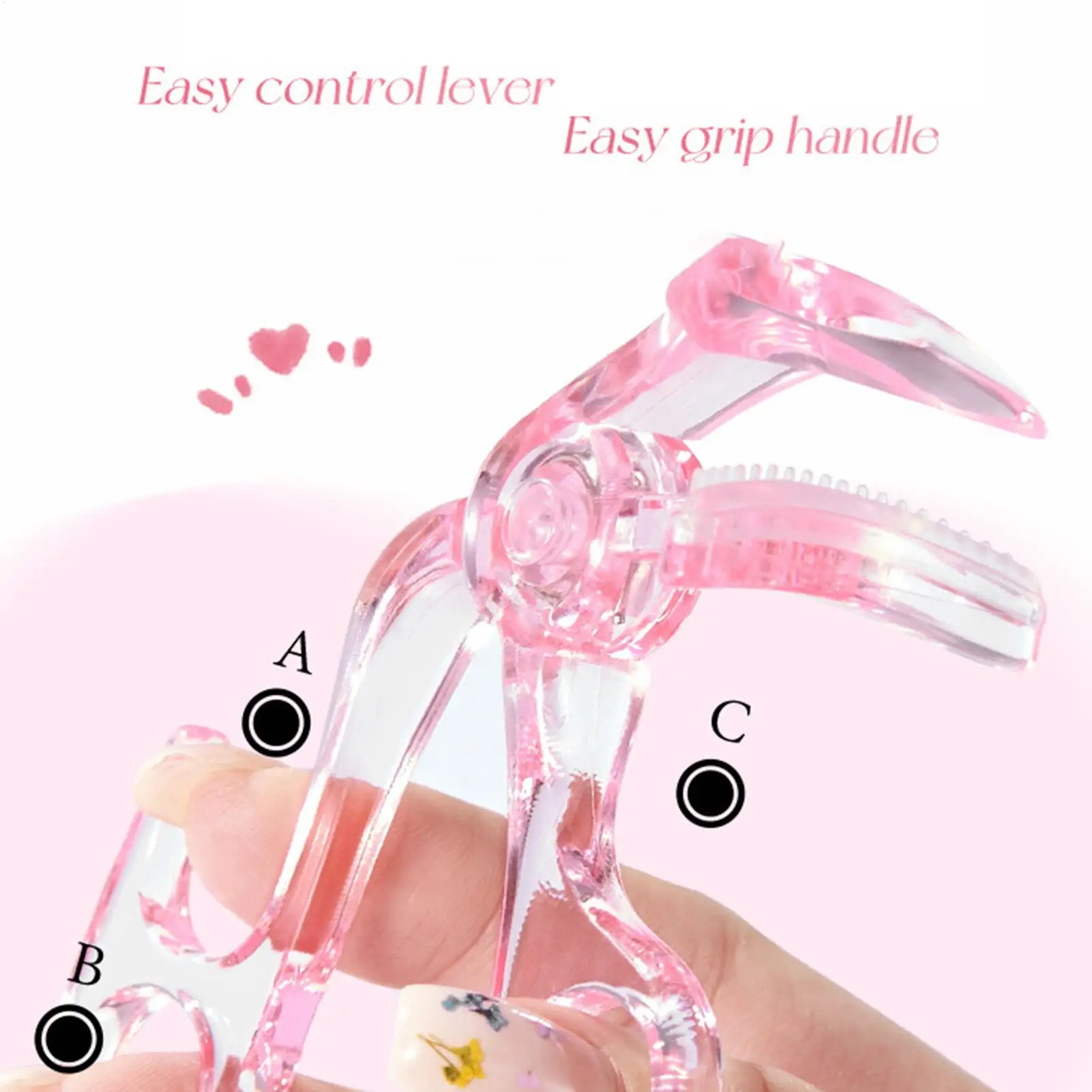 comb-tooth eyelash curler Wide-angle eyelash curler Eyelash Curler  Frameless Portable Handheld Styling Tool with Comb
