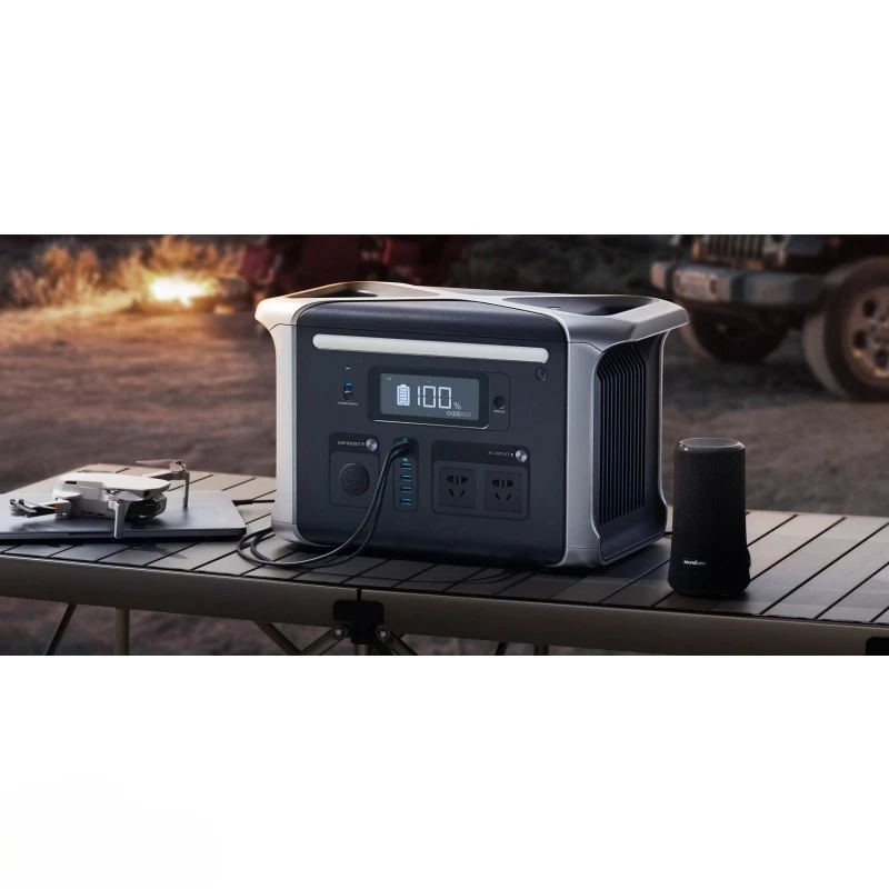 1.5KW Outdoor Energy Storage Power Supply, Lithium Iron Phosphate Battery Pack 1500W