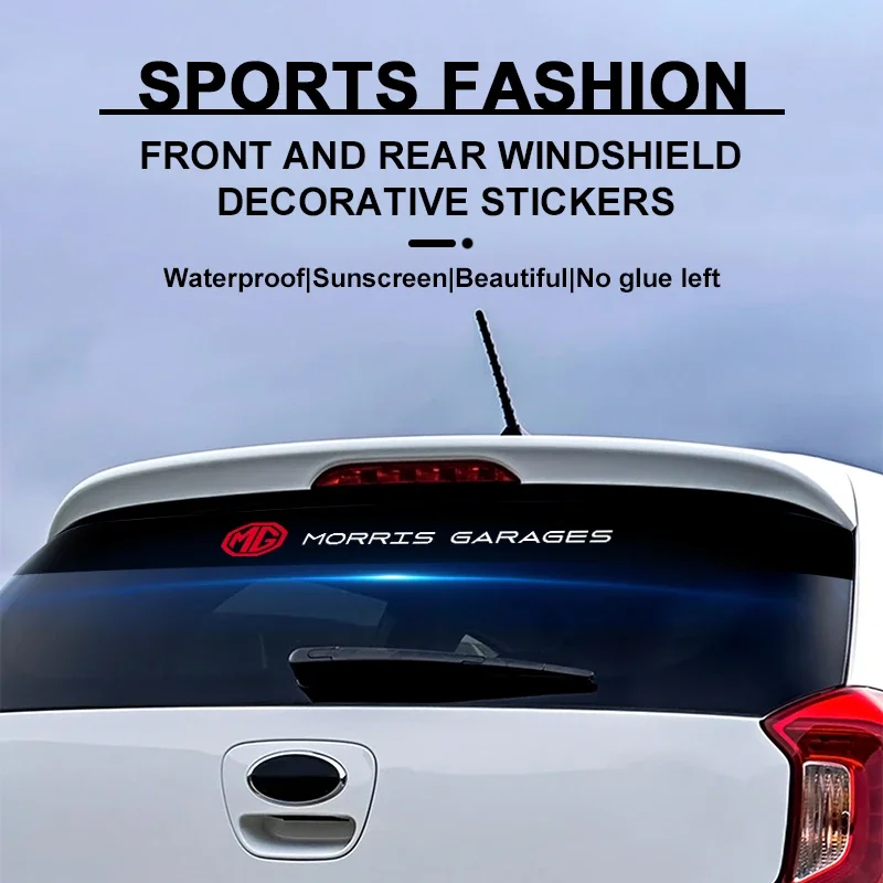 Decorate Auto Glass Front Rear Windshield Sun Shade Decal Styling Banner Sticker Suitable for MG MG5 MG6 MG7 GT HS ZS Hector