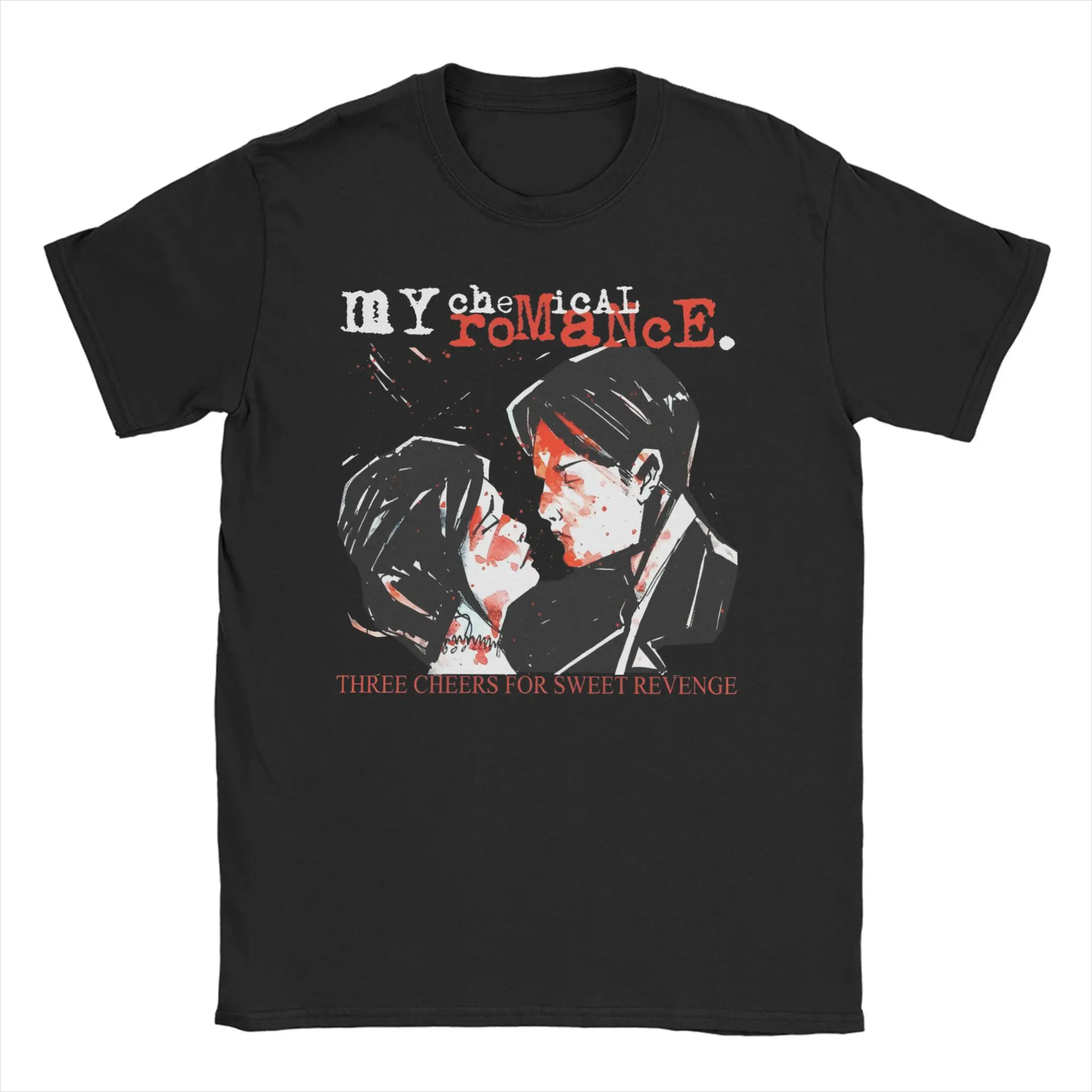 

Men Women My Chemical Romance Three Cheers For Sweet Revenge T Shirt Cotton Clothing Short Sleeve Tees Plus Size T-Shirt