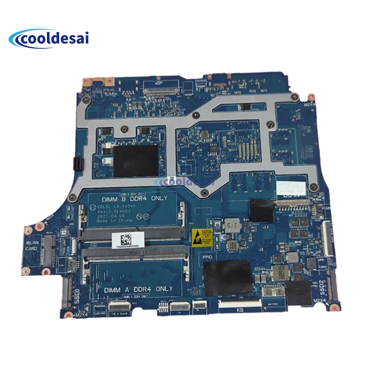 For DELL G15 5515 Laptop Mainboard GDL5L LA-K454P CN-00VT1V 00VT1V 0VT1V 02N46G 0R3CDX 0PGC5N DDR4 Notebook Motherboard Tested