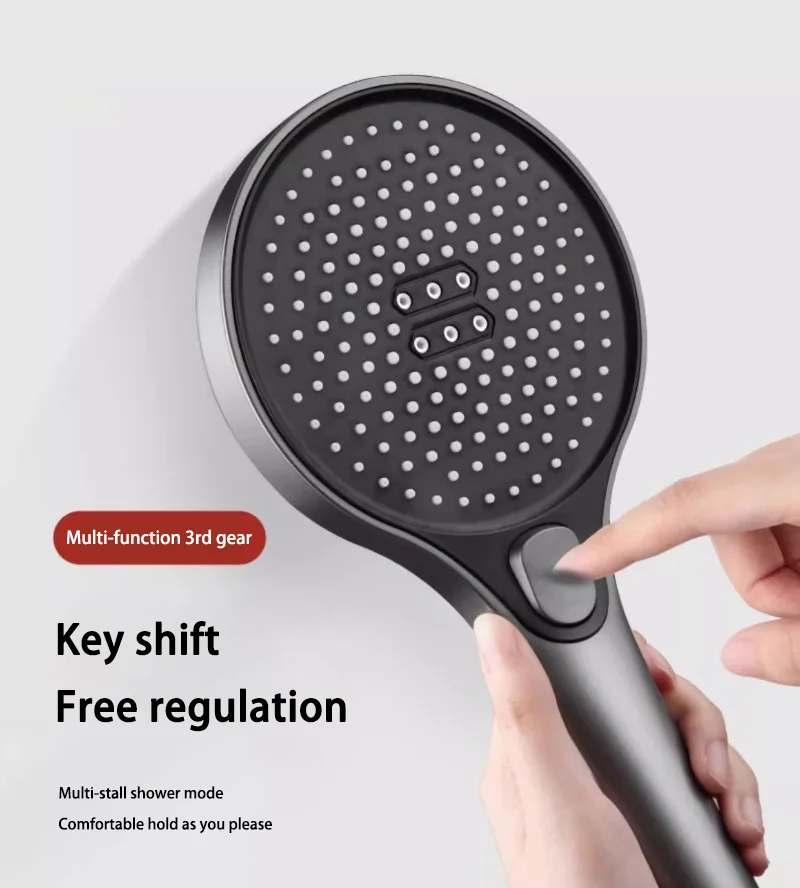 Xiaomi MIJIA High Pressure Shower Head 13cm Panel 3 Modes Water Saving Spray Nozzle Massage Rainfall Shower Bathroom Accessories