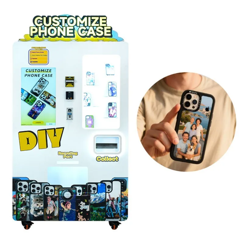 Phone Case Printer Vending Machine Custom Automatic Mobile Phone Case Self Printing Vending Equipment