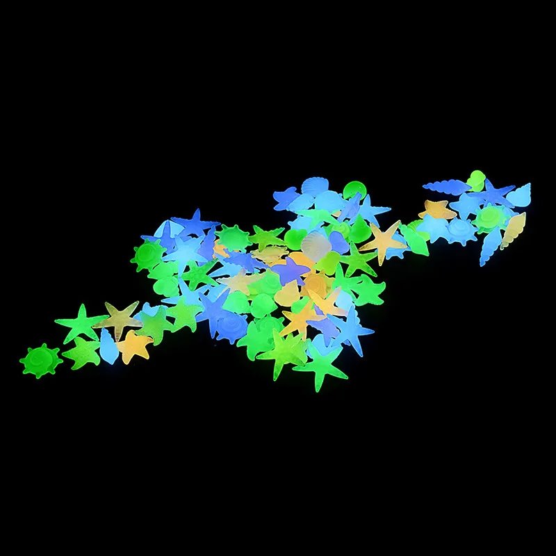 Kolorowa świecąca rozgwiazda muszla w kształcie świecącego kamienia dekoracja ogród chodnik skalny akwarium staw dekoracja krajobrazu