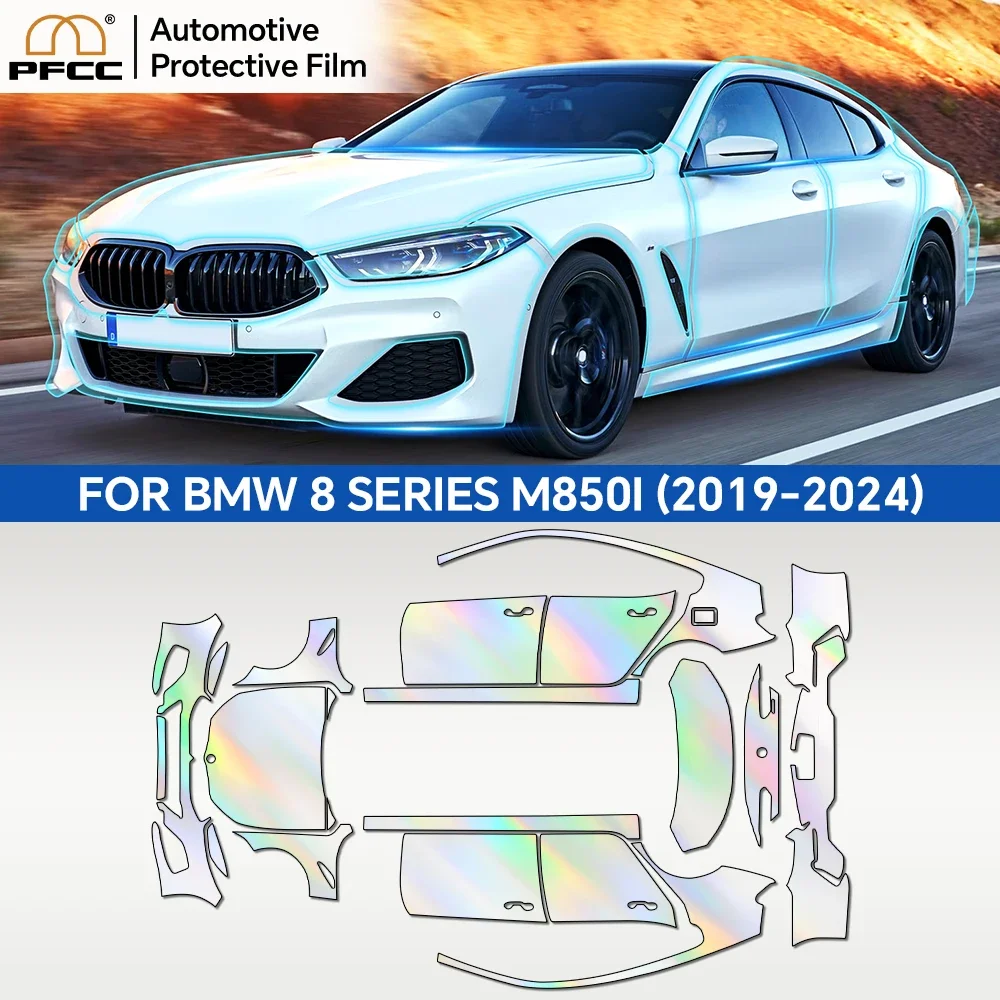 PFCC PPF for BMW M850i 8 Series 2022-2024 8.5Mil Pre Cut Car Paint Protection Film Transparent Wrap Clear Protective Sticker