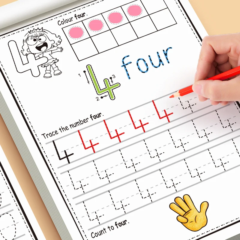 Numbers Workbook 0-30: Fun Tracing, Coloring & Counting Exercises for Kids to Master Number Recognition, Early Math Skills