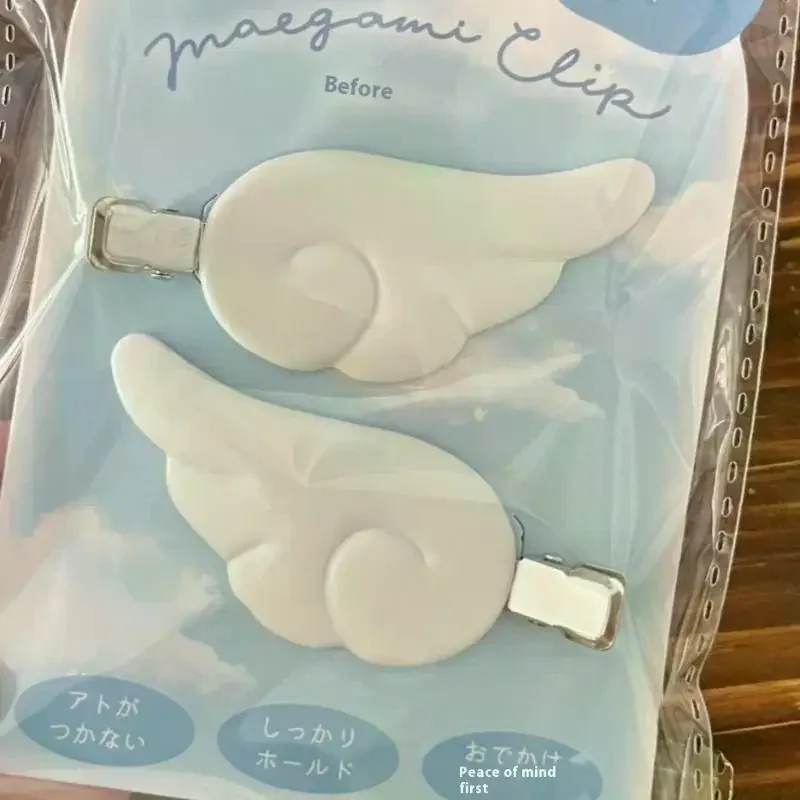 1p Air Cute Fashion High Quality Sweet Japanese Style Y2k Angel Wing Hair Clip Hairpin Barrettes Hairgrip Headdress Headwear