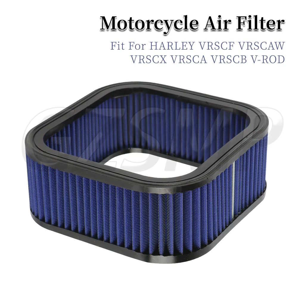 

Motorcycle Air Filter Cleaner Fit for HARLEY VRSCF V-ROD 76 CI VRSCDX VRSCD ROD 69 CI HD-1102 29437-01 EO82A6 29437-01