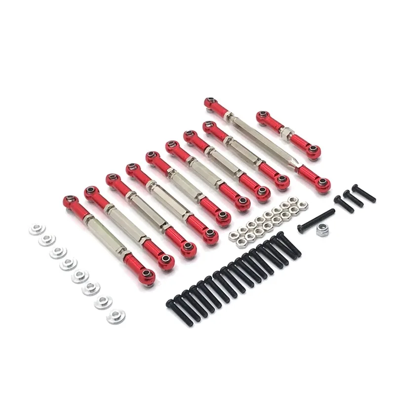 

Metal Upgrade Adjustable Pull Rod For MN 1/12 D90 D91 D96 MN99S FJ45 Land Rover Defender RC Car Parts