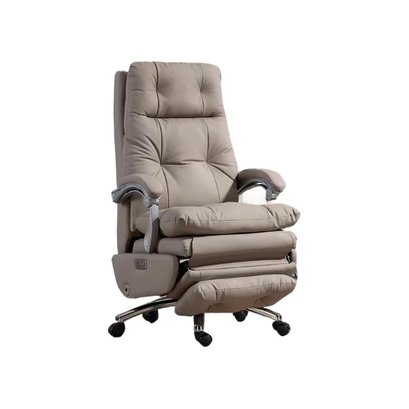 Office computer chair comfortable sedentary massage electric boss chair office study reclining chair home