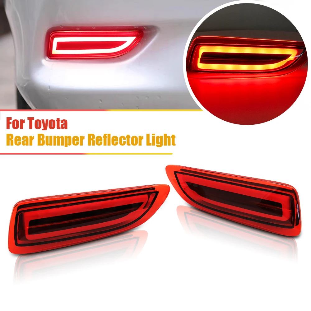 

2Pcs/Pair LED Car Lights Rear Bumper Reflector Light Car Accessories LED Brake Signal Lamp Fit For TOYOTA COROLLA 2011 2012 2013
