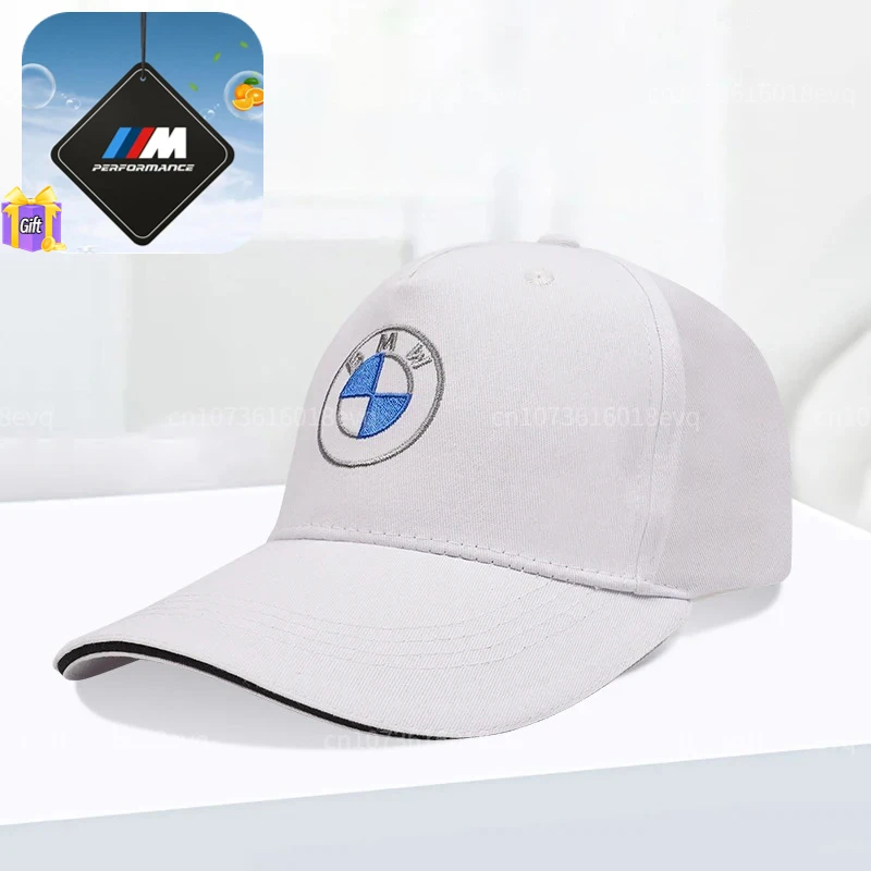 Baseball Cap Outdoor Summer Sports Hat White New Logo Embroidered Men Women Baseball Cap for BMW M POWER X3 X5 X6 E90 E70 F30