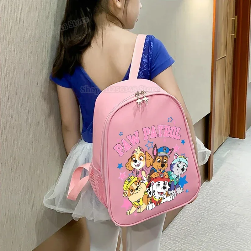 Paw Patrols Backpack for Kindergarten Students Kawaii Cartoon Print School Bag Little Boys Girls Back To School Supplies Gifts